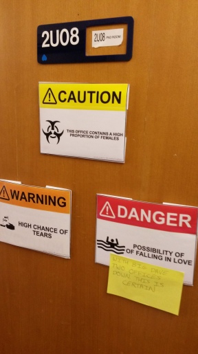 Tim Hunt's comments about girls in labs prompted some changes to door signs in Meteorology